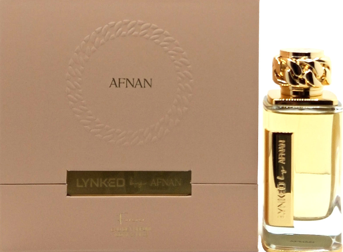 AFNAN LYNKED FOREVER EAU DE PARFUM SPRAY FOR WOMEN 3.4 Oz / 100 ml BRAND NEW!!!