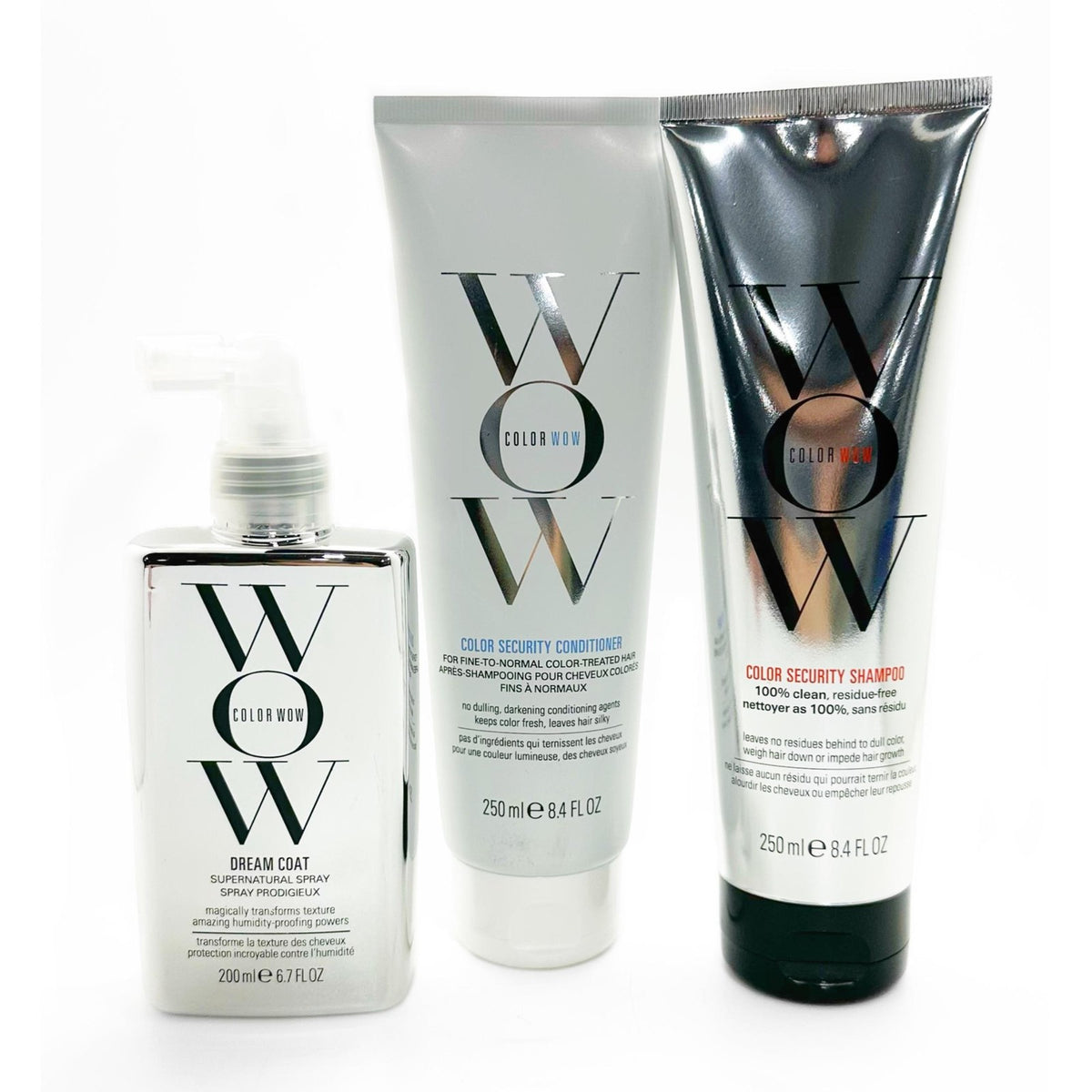 COLOR WOW Smooth and Sexy Party Hair Kit 3 PCS