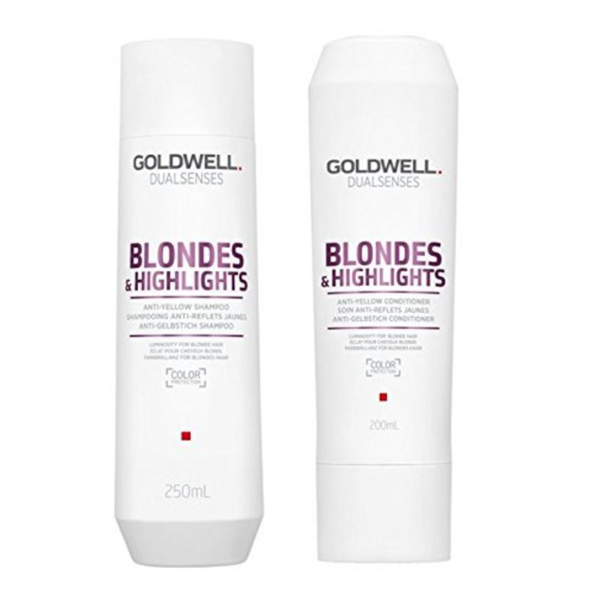 Goldwell Dualsenses Blondes Highlights Anti-Yellow Shampoo&Conditioner 10.1oz