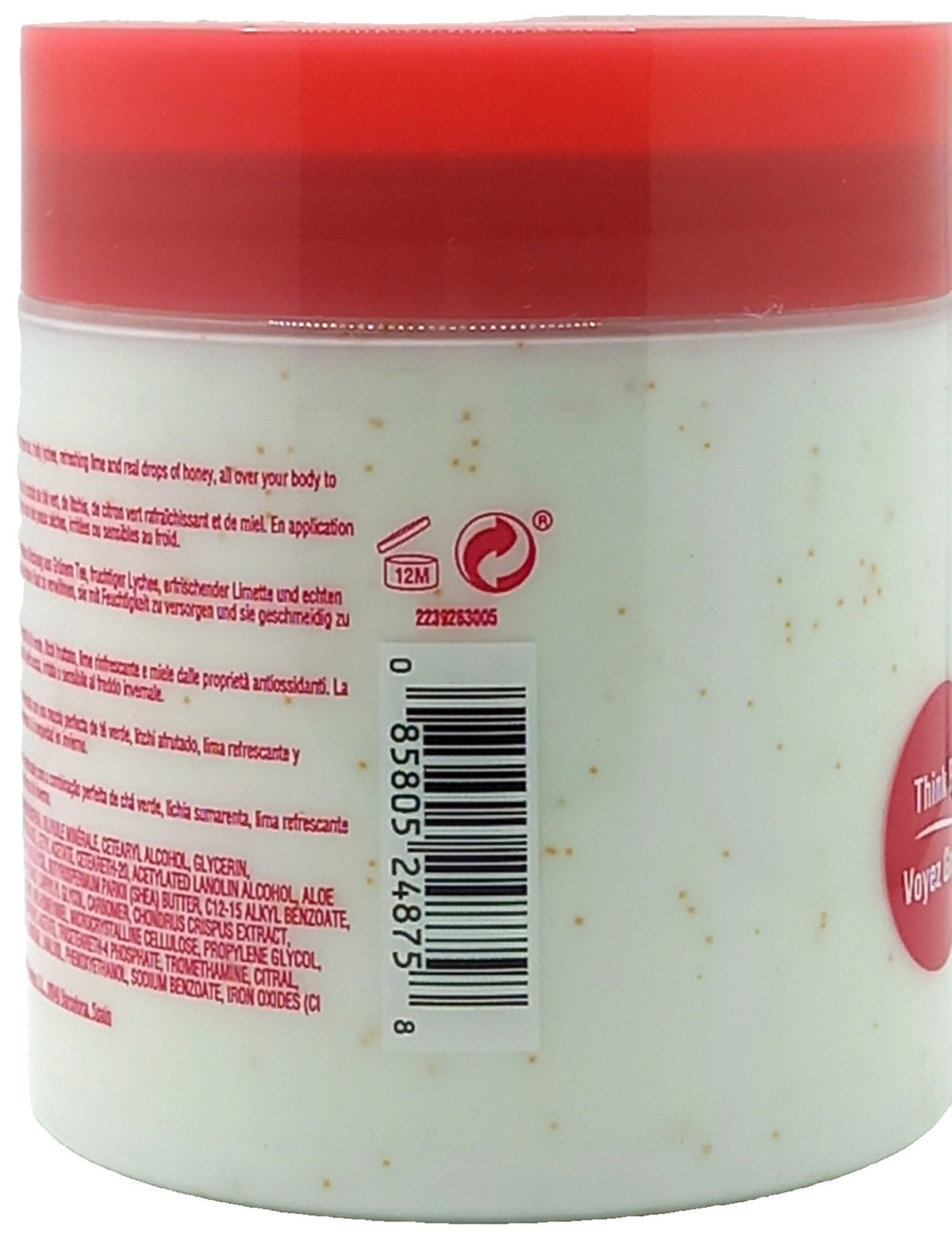 ELIZABETH ARDEN GREEN TEA LYCHEE LIME HONEY DROPS BODY CREAM 16.9 Oz / 500 ml