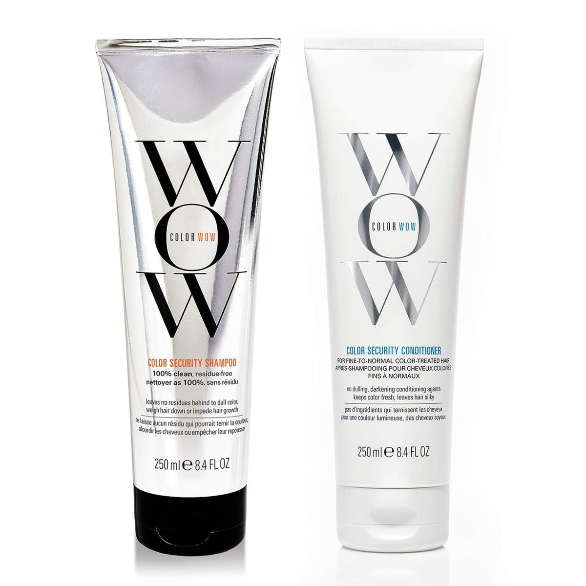 COLOR WOW Color Security Shampoo & Conditioner Duo | For Fine Hair