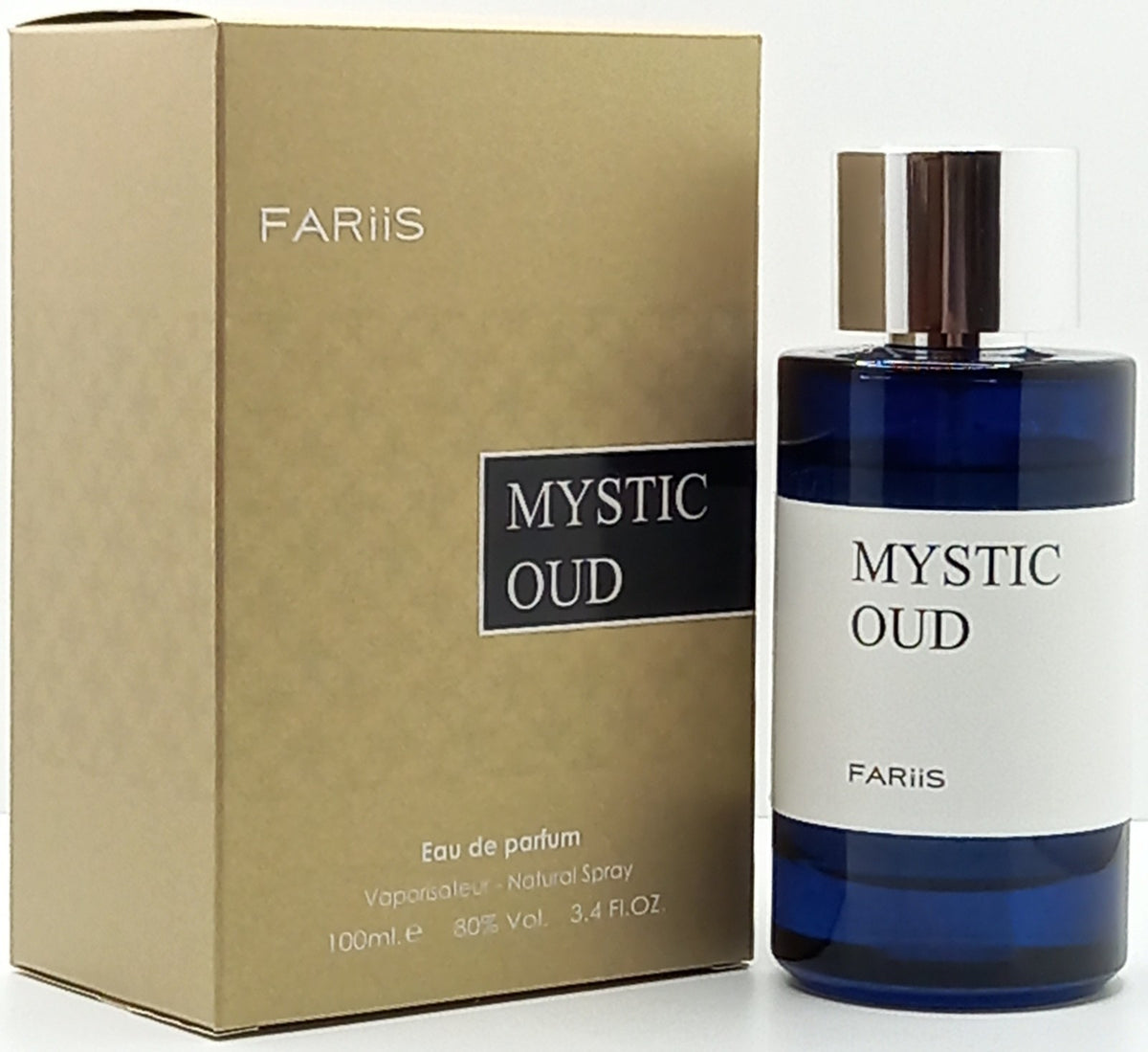 FARIIS MYSTIC OUD EAU DE PARFUM SPRAY UNISEX 3.4 Oz / 100 ml BRAND NEW ITEM!!!