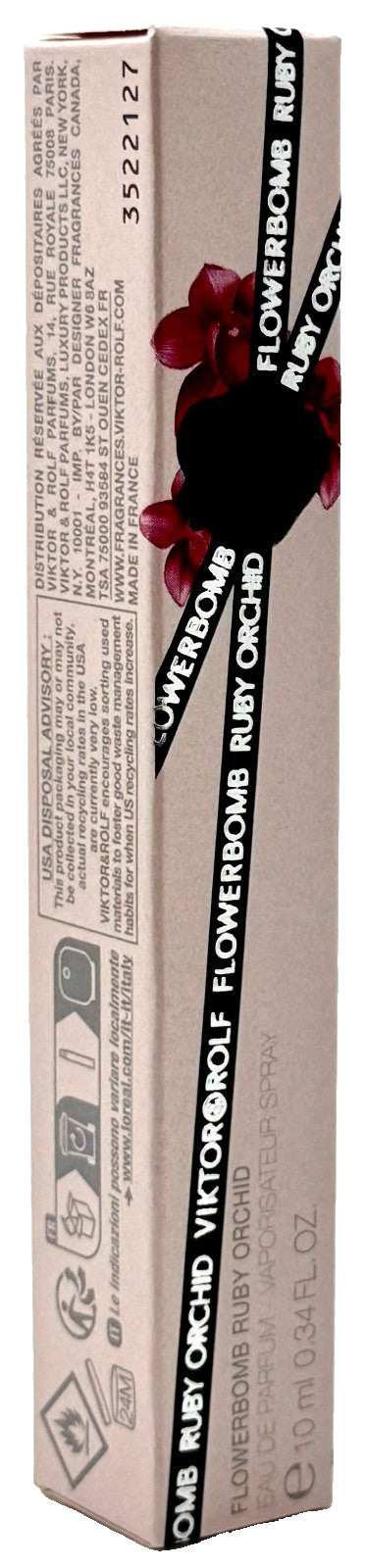 VIKTOR&ROLF FLOWERBOMB RUBY ORCHID EAU DE PARFUM PEN SPRAY WOMEN 0.34 Oz / 10 ml