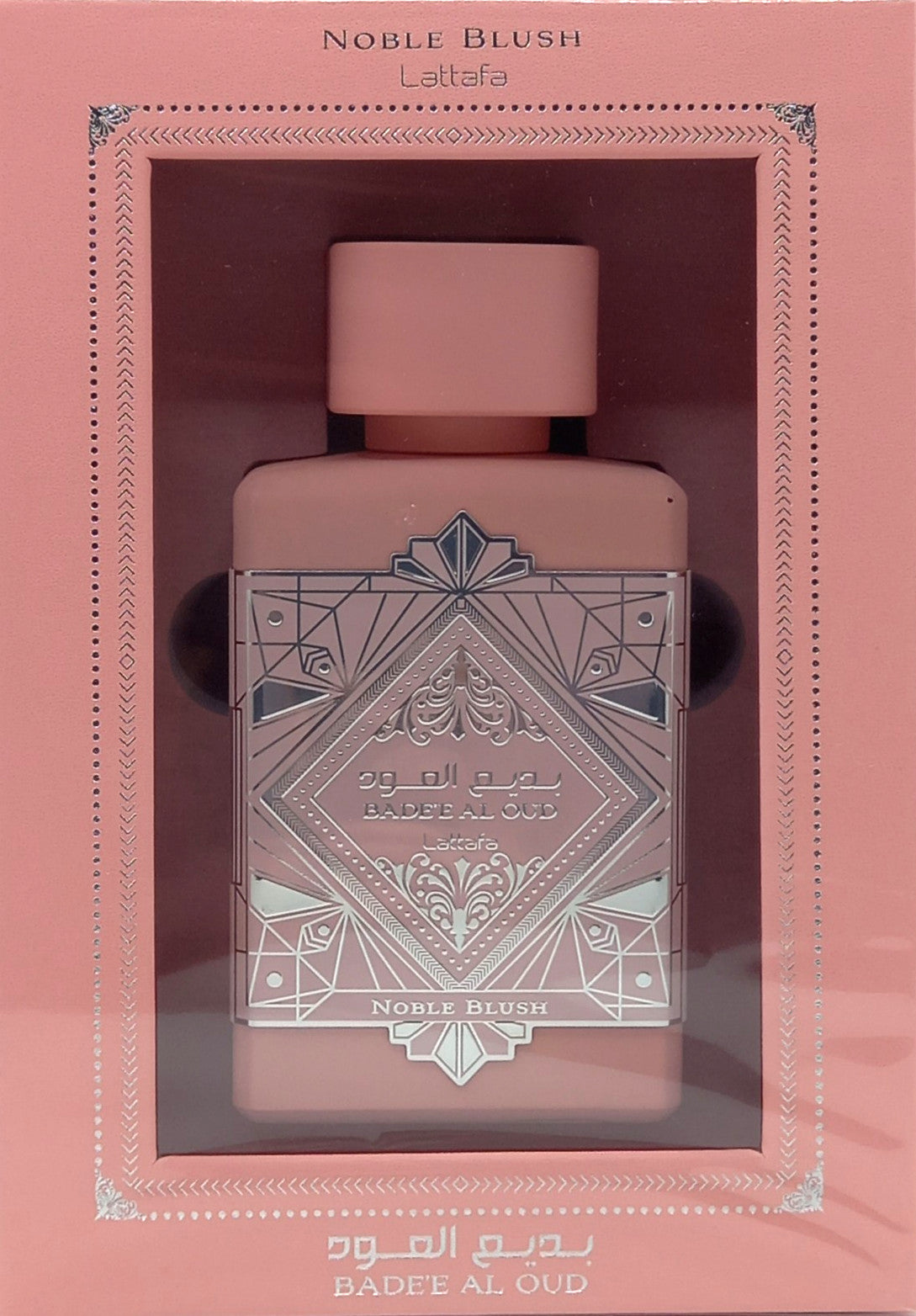 LATTAFA NOBLE BLUSH BADE'E AL OUD EAU DE PARFUM SPRAY FOR WOMEN 3.4 Oz / 100 ml