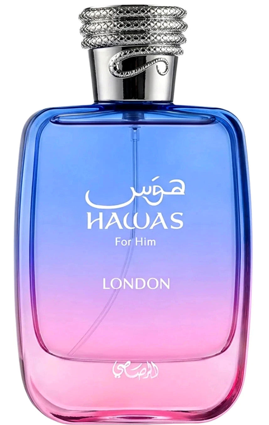 RASASI HAWAS LONDON EAU DE PARFUM SPRAY UNISEX 3.38 Oz / 100 ml BRAND NEW ITEM!