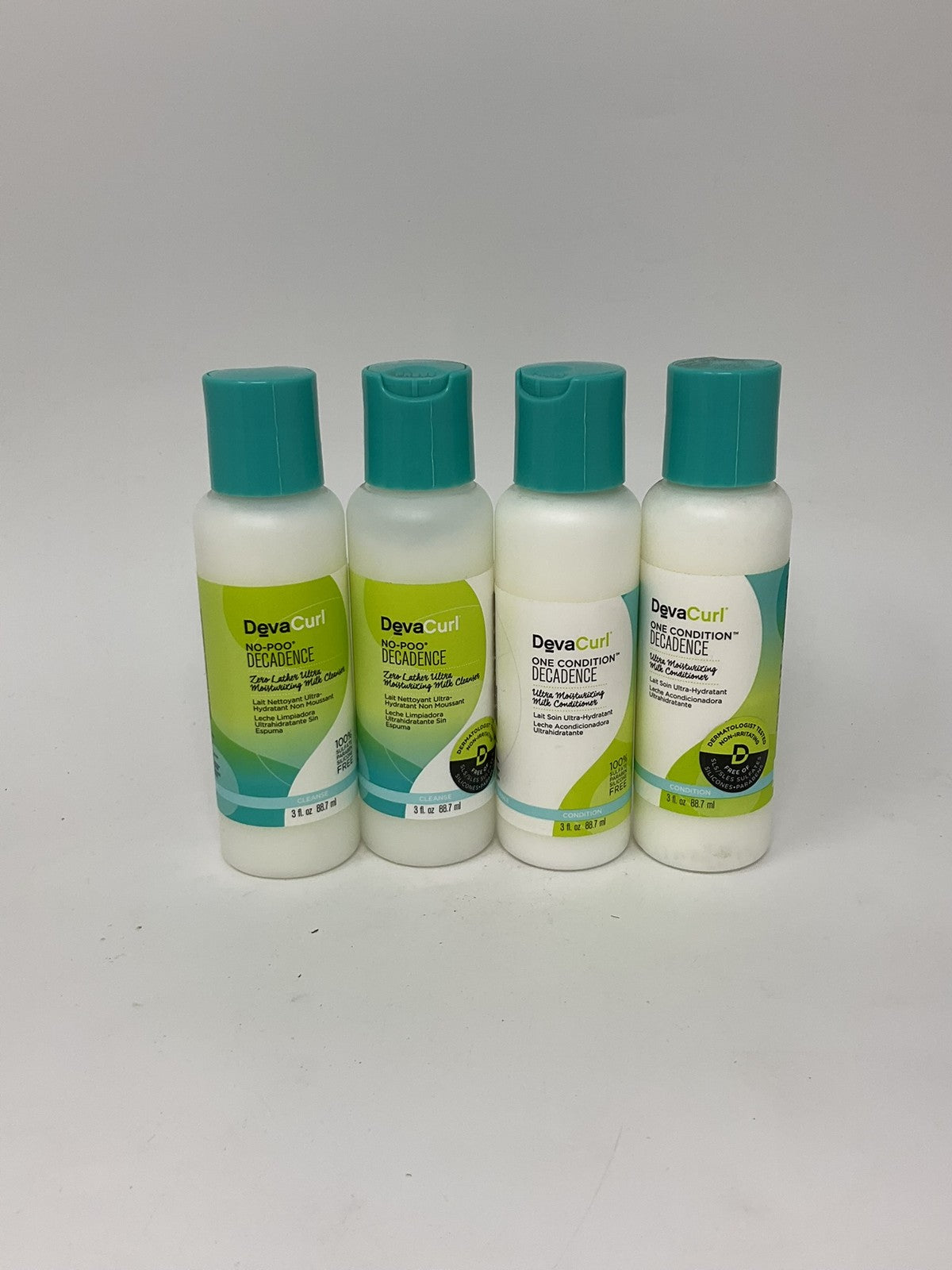 Deva Curl KIT#6 Curls Duo: Travel Decadence 2 Sh+ 2 Con 3 oz Each 4 pcs