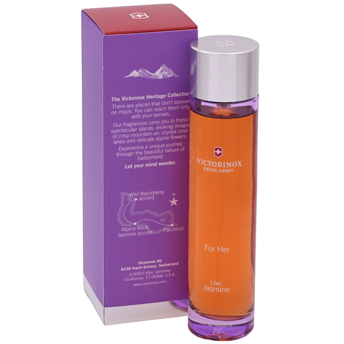 Swiss Army Victorinox Women Lilac Jasmine EDT Spray Women 3.4 oz