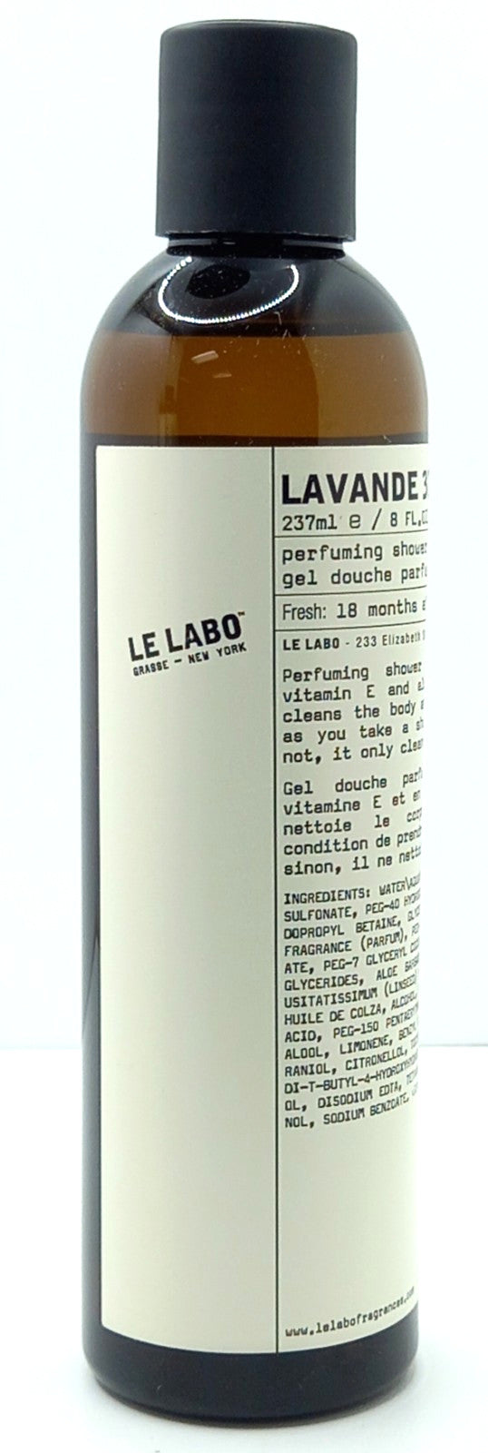 LE LABO LAVANDE 31 SHOWER GEL UNISEX 8.0 Oz / 237 ml BRAND NEW ITEM!!!