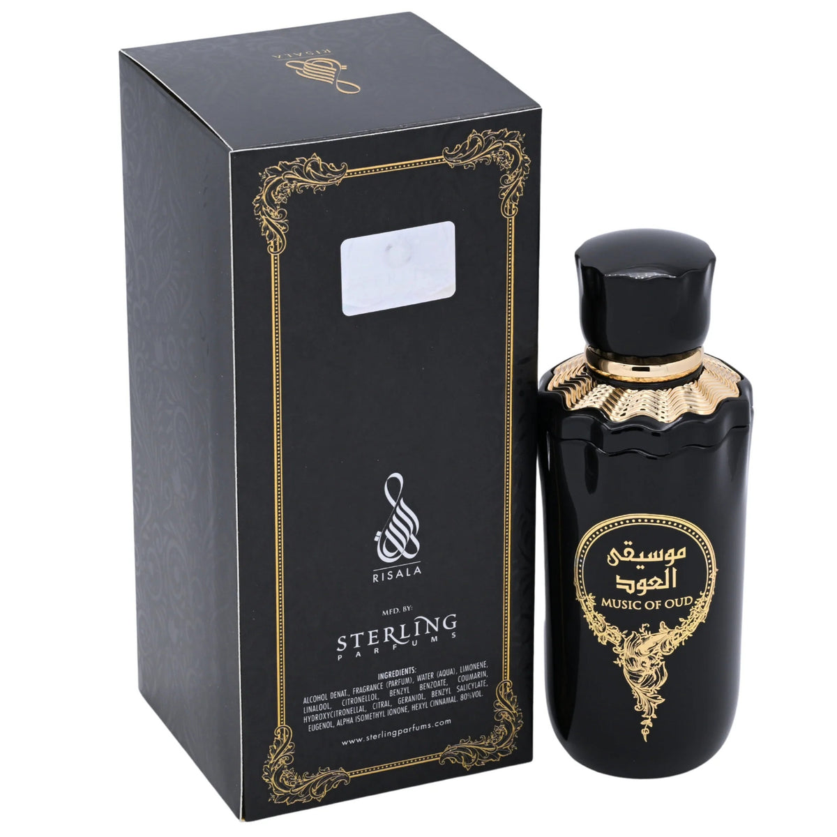 Risala Music of Oud Eau de Parfum Spray for Men 3.4 oz (100 ml) New Retail Box