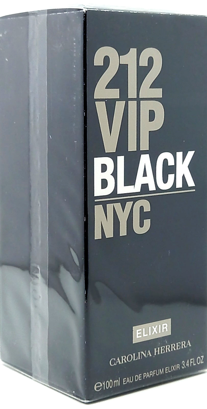 CAROLINA HERRERA 212 VIP BLACK NYC ELIXIR EAU DE PARFUM SPRAY MEN 3.4 Oz / 100ml