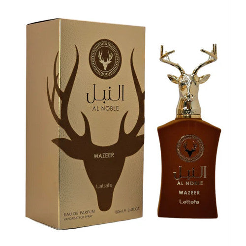 Al Noble Wazeer by Lattafa 3.4 oz EDP Perfume Cologne Unisex New in Box