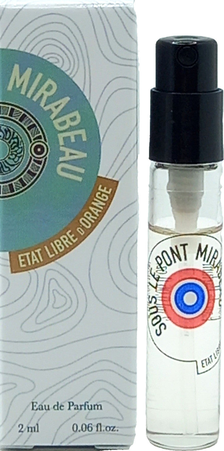 ETAT LIBRE D'ORANGE SOUS LE PONT MIRABEAU EDP VIAL SPRAY UNISEX 0.06 Oz NEW!!!