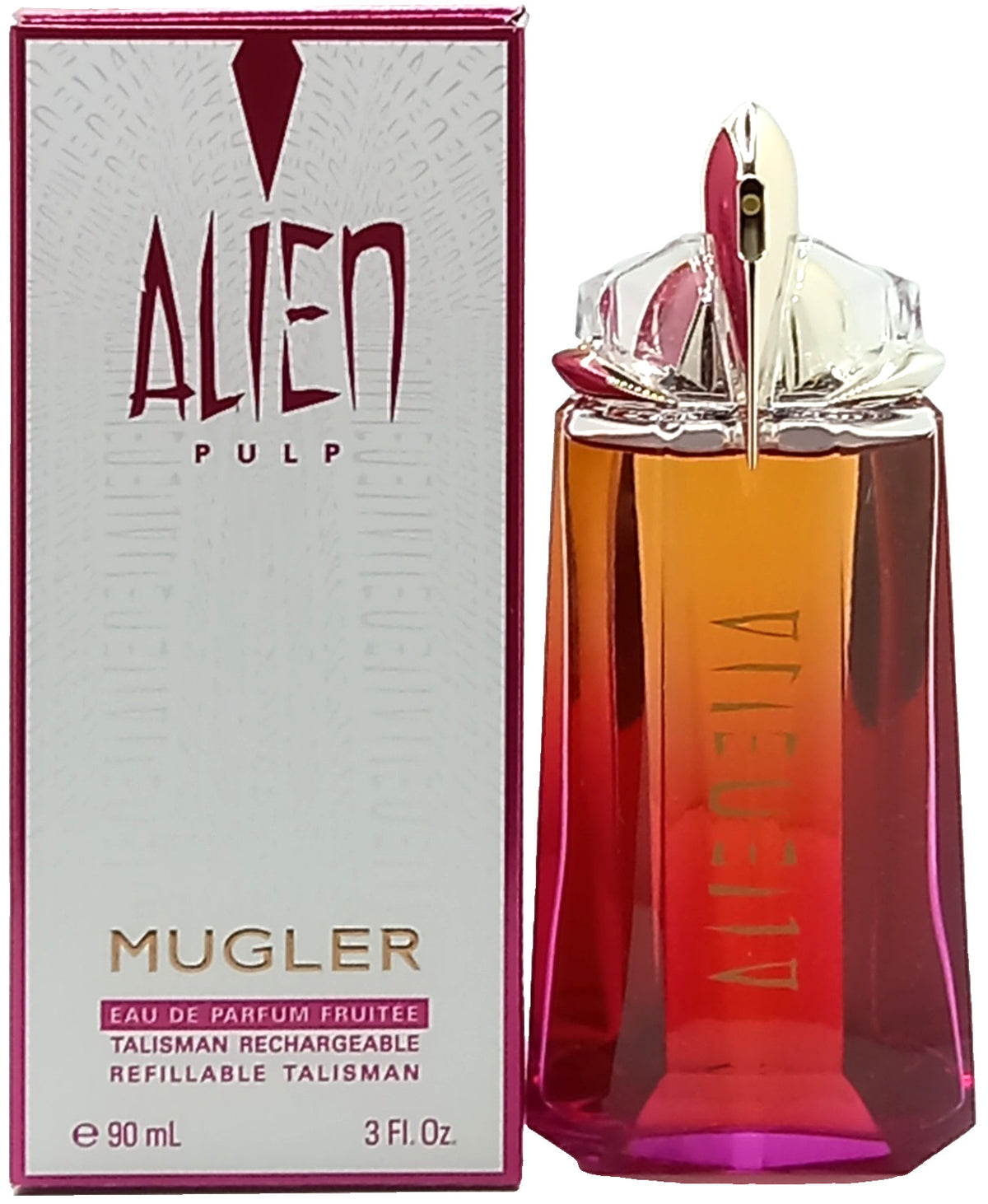 MUGLER ALIEN PULP EAU DE PARFUM REFILLABLE SPRAY FOR WOMEN 3.0 Oz / 90 ml NEW!!!