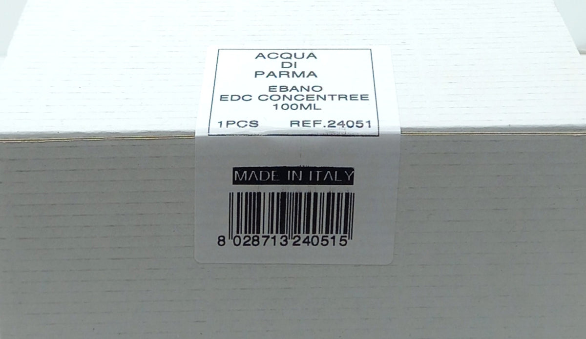 ACQUA DI PARMA COLONIA EBANO EAU DE COLOGNE CONCENTREE SPRAY 3.4 Oz / 100 ml NEW
