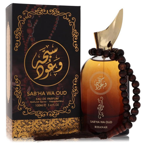 Sabha Wa Oud by RihanahEau De Parfum Spray (Unisex) 3.4 oz 3.4 oz / 100 ml / Alcohol, Amber, Woody, Aldehyde, Oils Unisex