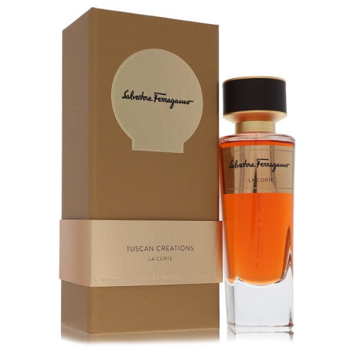 Salvatore Ferragamo La Corte by Salvatore FerragamoEau De Parfum Spray (Unisex) 3.4 oz 3.4 oz / 100 ml / Alcohol, Amber, Woody, Aldehyde,