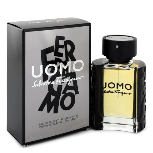 Salvatore Ferragamo Uomo by Salvatore FerragamoEau De Toilette Spray 1.7 oz 1.7 oz / 50 ml / Alcohol, Amber, Woody, Aldehyde, Oils Men