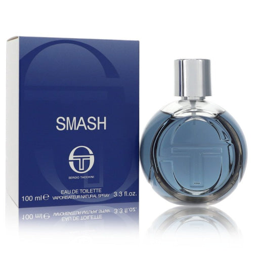 Sergio Tacchini Smash by Sergio TacchiniEau De Toilette Spray 3.4 oz 3.4 oz / 100 ml / Alcohol, Amber, Woody, Aldehyde, Oils Men