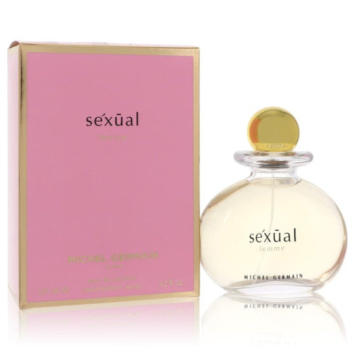 Sexual Femme by Michel GermainEau De Parfum Spray (Pink Box) 4.2 oz 4.2 oz / 125 ml / Alcohol, Amber, Woody, Aldehyde, Oils Women