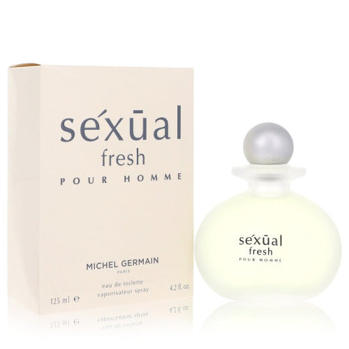 Sexual Fresh by Michel GermainEau De Toilette Spray 4.2 oz 4.2 oz / 125 ml / Alcohol, Amber, Woody, Aldehyde, Oils Men