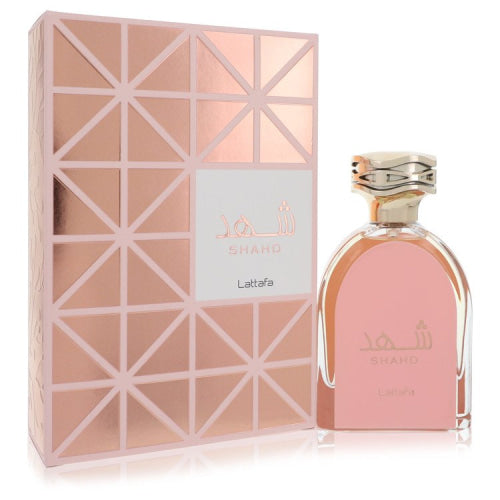 Shahd by LattafaEau De Parfum Spray (Unisex) 3.4 oz 3.4 oz / 100 ml / Alcohol, Amber, Woody, Aldehyde, Oils Unisex