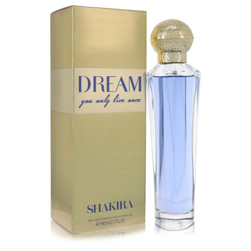 Shakira Dream by ShakiraEau De Toilette Spray 2.7 oz 2.7 oz / 80 ml / Alcohol, Amber, Woody, Aldehyde, Oils Women