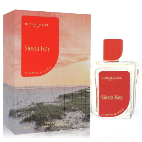 Siesta Key by Michael MalulEau De Parfum Spray 3.4 oz 3.4 oz / 100 ml / Alcohol, Amber, Woody, Aldehyde, Oils Women