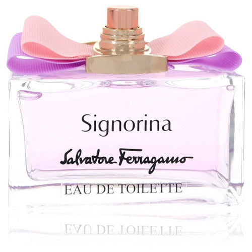 Signorina by Salvatore FerragamoEau De Toilette Spray (Tester) 3.4 oz 3.4 oz / 100 ml / Alcohol, Amber, Woody, Aldehyde, Oils Women