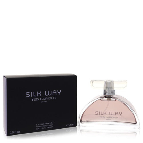 Silk Way by Ted LapidusEau De Parfum Spray 2.5 oz 2.5 oz / 75 ml / Alcohol, Amber, Woody, Aldehyde, Oils Women