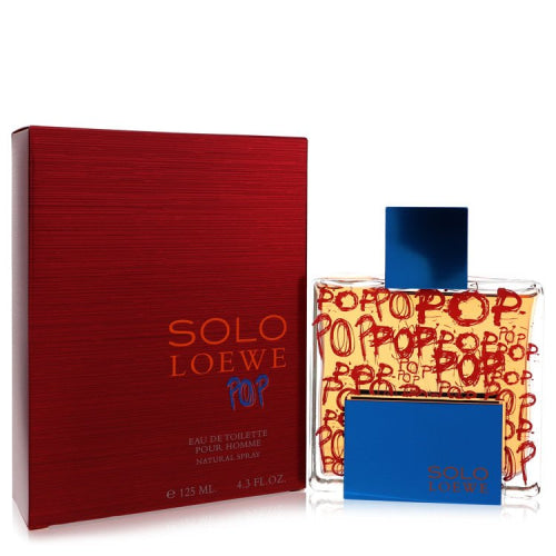 Solo Loewe Pop by LoeweEau De Toilette Spray 4.3 oz 4.3 oz / 127 ml / Alcohol, Amber, Woody, Aldehyde, Oils Men