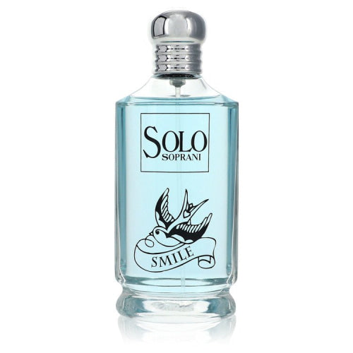 Solo Smile by Luciano SopraniEau De Toilette Spray (unboxed) 3.4 oz 3.4 oz / 100 ml / Alcohol, Amber, Woody, Aldehyde, Oils Women