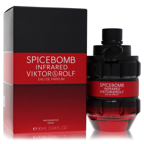 Spicebomb Infrared by Viktor & RolfEau De Parfum Spray 3 oz 3 oz / 90 ml / Alcohol, Amber, Woody, Aldehyde, Oils Men
