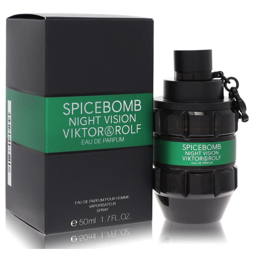 Spicebomb Night Vision by Viktor & RolfEau De Parfum Spray 1.7 oz 1.7 oz / 50 ml / Alcohol, Amber, Woody, Aldehyde, Oils Men