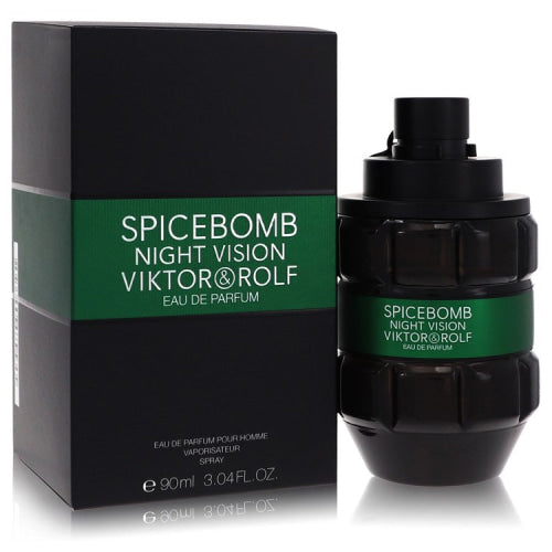 Spicebomb Night Vision by Viktor & RolfEau De Parfum Spray 3 oz 3 oz / 90 ml / Alcohol, Amber, Woody, Aldehyde, Oils Men