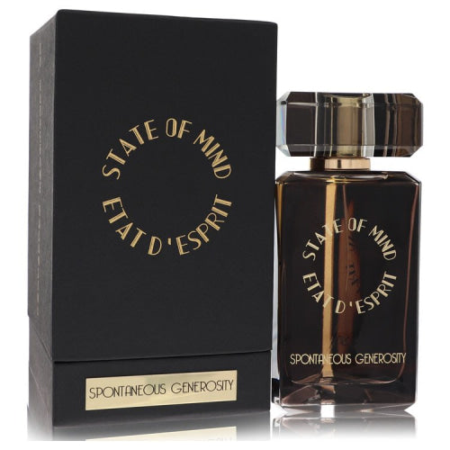 State Of Mind Spontaneous Generosity by State Of MindEau De Parfum Spray (Unisex) 3.4 oz 3.4 oz / 100 ml / Alcohol, Amber, Woody, Aldehyde,