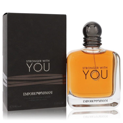 Stronger With You by Giorgio ArmaniEau De Toilette Spray 3.4 oz 3.4 oz / 100 ml / Alcohol, Amber, Woody, Aldehyde, Oils Men