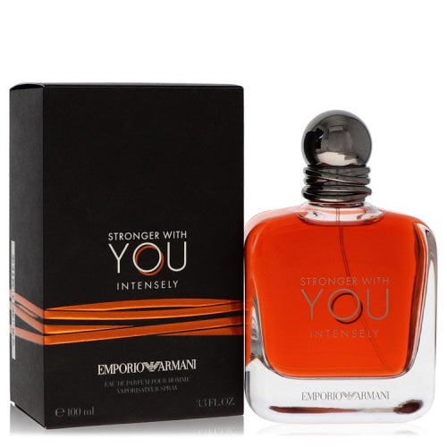 Stronger With You Intensely by Giorgio ArmaniEau De Parfum Spray 3.4 oz 3.4 oz / 100 ml / Alcohol, Amber, Woody, Aldehyde, Oils Men