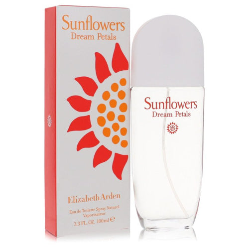 Sunflowers Dream Petals by Elizabeth ArdenEau De Toilette Spray 3.3 oz 3.3 oz / 100 ml / Alcohol, Amber, Woody, Aldehyde, Oils Women