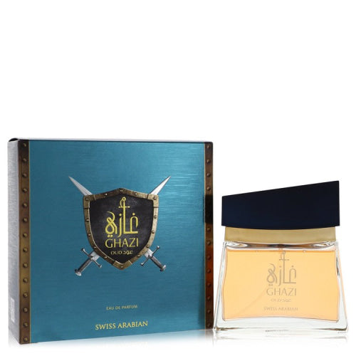 Swiss Arabian Ghazi Oud by Swiss ArabianEau De Parfum Spray 3.4 oz 3.4 oz / 100 ml / Alcohol, Amber, Woody, Aldehyde, Oils Men