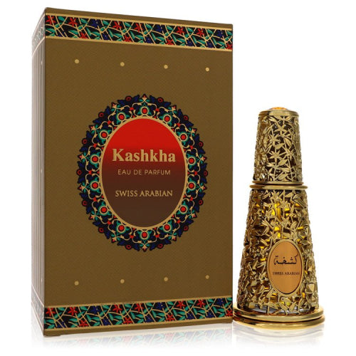 Swiss Arabian Kashkha by Swiss ArabianEau De Parfum Spray (Unisex) 1.7 oz 1.7 oz / 50 ml / Alcohol, Amber, Woody, Aldehyde, Oils Unisex