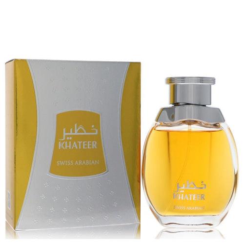 Swiss Arabian Khateer by Swiss ArabianEau De Parfum Spray 3.4 oz 3.4 oz / 100 ml / Alcohol, Amber, Woody, Aldehyde, Oils Men