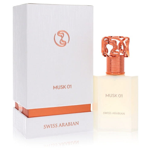 Swiss Arabian Musk 01 by Swiss ArabianEau De Parfum Spray (Unisex) 1.7 oz 1.7 oz / 50 ml / Alcohol, Amber, Woody, Aldehyde, Oils Unisex