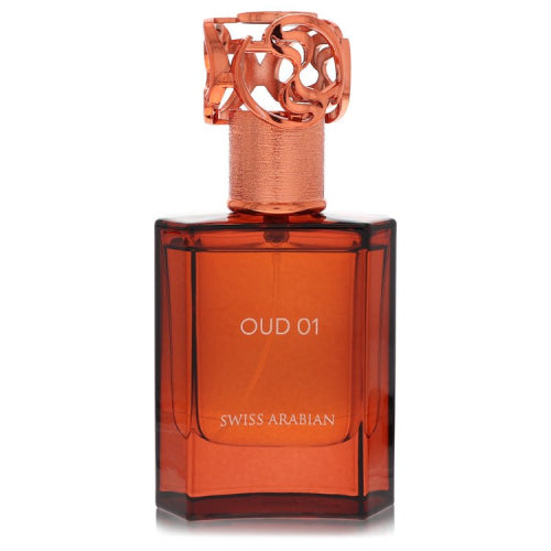 Swiss Arabian Oud 01 by Swiss ArabianEau De Parfum Spray (Unisex Unboxed) 1.7 oz 1.7 oz / 50 ml / Alcohol, Amber, Woody, Aldehyde, Oils Men
