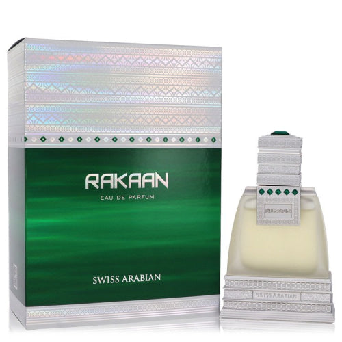 Swiss Arabian Rakaan by Swiss ArabianEau De Parfum Spray 1.7 oz 1.7 oz / 50 ml / Alcohol, Amber, Woody, Aldehyde, Oils Men