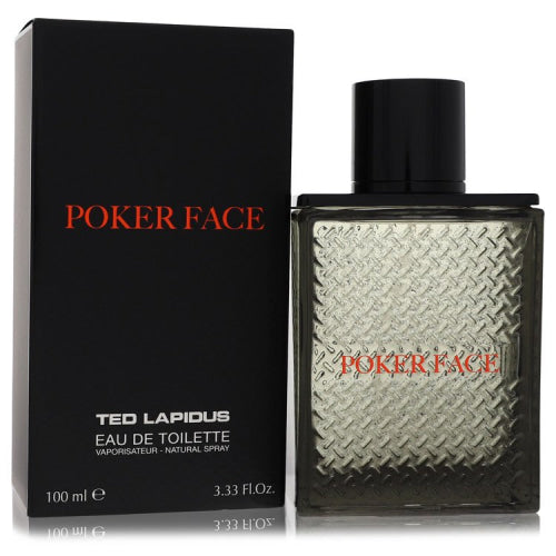 Ted Lapidus Poker Face by Ted LapidusEau De Toilette Spray 3.4 oz 3.4 oz / 100 ml / Alcohol, Amber, Woody, Aldehyde, Oils Men