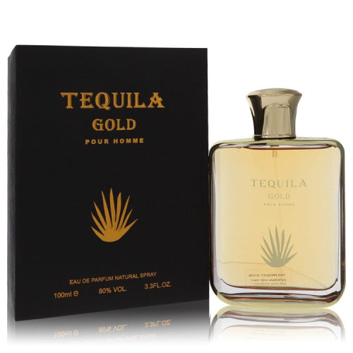 Tequila Pour Homme Gold by Tequila PerfumesEau De Parfum Spray 3.3 oz 3.3 oz / 100 ml / Alcohol, Amber, Woody, Aldehyde, Oils Men