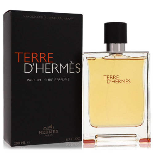 Terre D’Hermes by HermesPure Perfume Spray 6.7 oz 6.7 oz / 200 ml / Alcohol, Amber, Woody, Aldehyde, Oils Men
