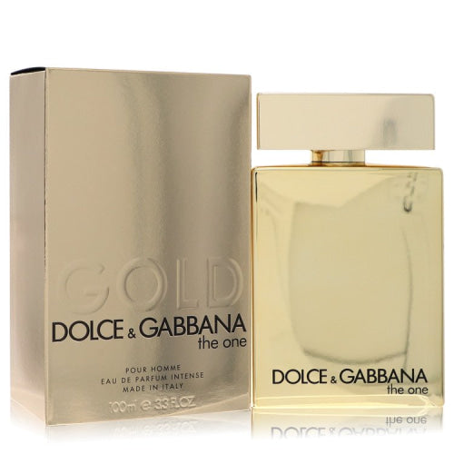 The One Gold by Dolce & GabbanaEau De Parfum Intense Spray 3.4 oz 3.4 oz / 100 ml / Alcohol, Amber, Woody, Aldehyde, Oils Men