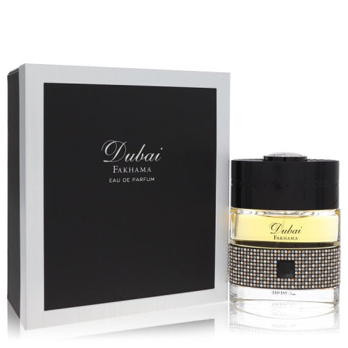 The Spirit of Dubai Fakhama by The Spirit of DubaiEau De Parfum Spray (Unisex) 1.7 oz 1.7 oz / 50 ml / Alcohol, Amber, Woody, Aldehyde,