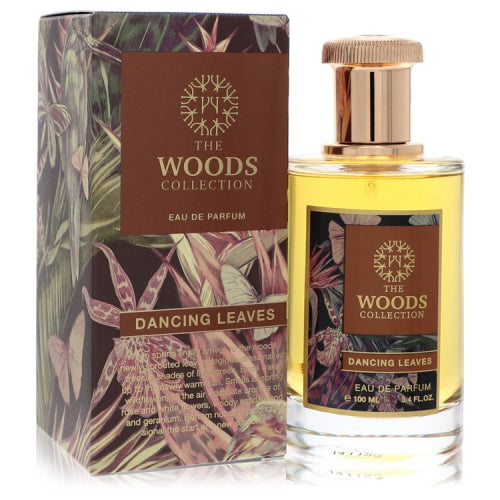 The Woods Collection Dancing Leaves by The Woods CollectionEau De Parfum Spray (Unisex) 3.4 oz 3.4 oz / 100 ml / Alcohol, Amber, Woody,